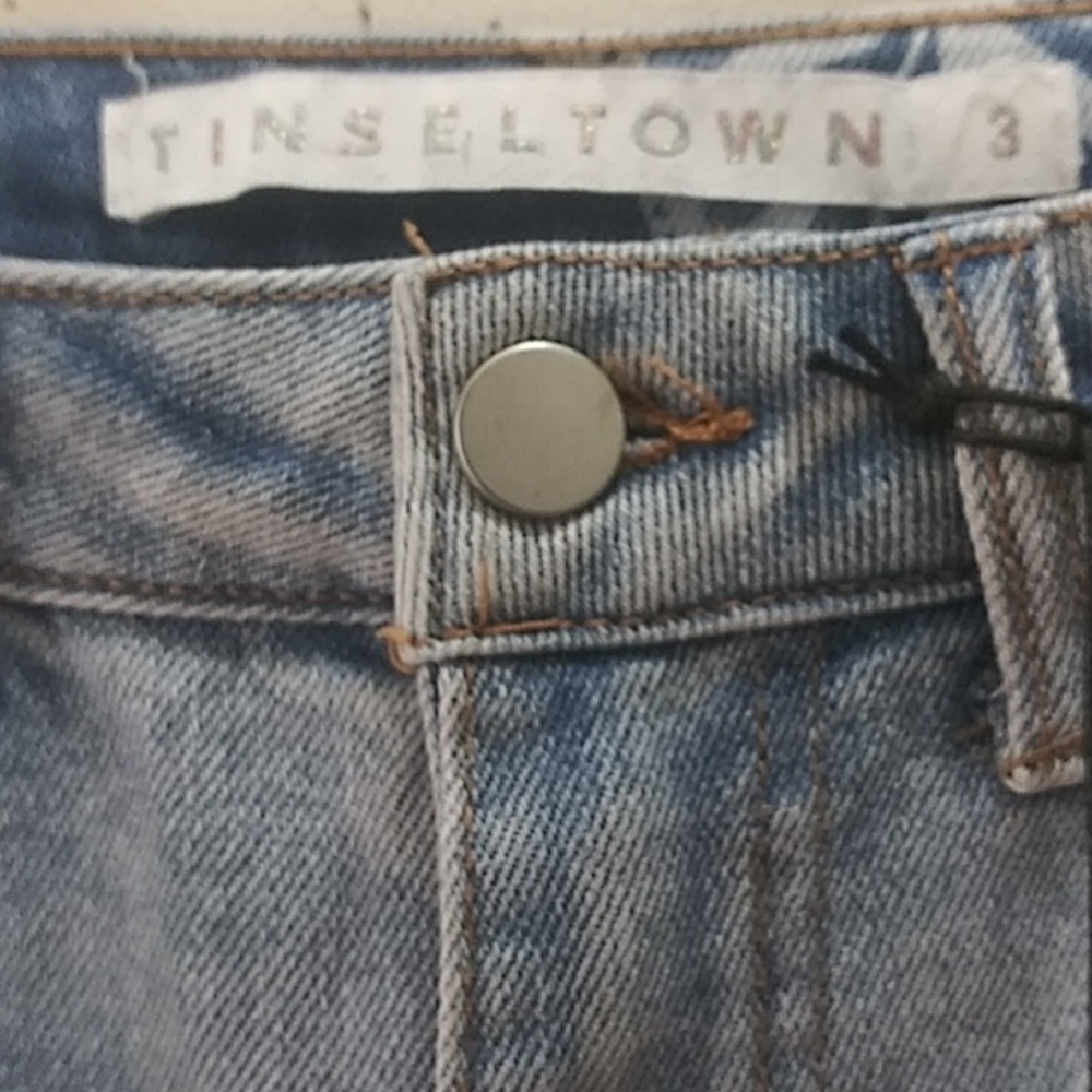 Tinsel town women butterfly jeans size 3 - Picture 2 of 10